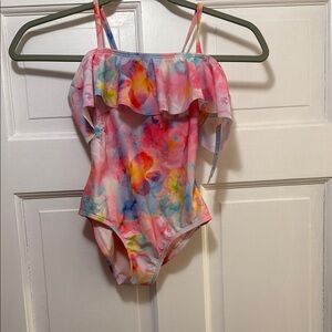 Cat & Jack Multicolor Floral Swimsuit